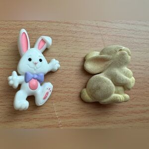 2 Vintage Hallmark Easter pins. 1985 and 1982